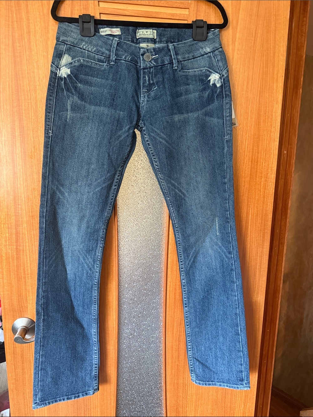 William Rast Men's Dark Blue Straight Jeans